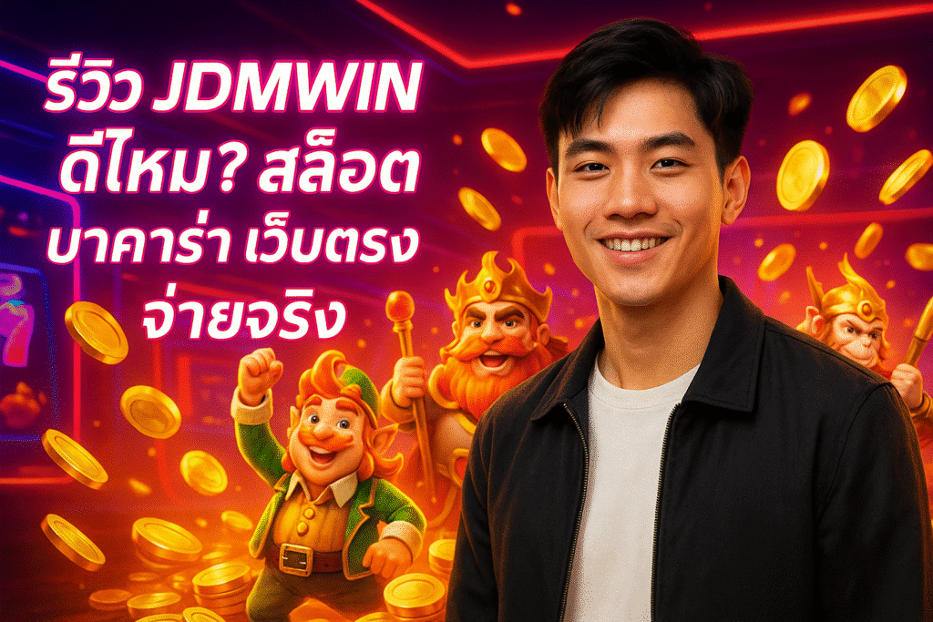 รีวิว JDMWIN ดีไหม? สล็อต บาคาร่า เว็บตรงจ่ายจริง