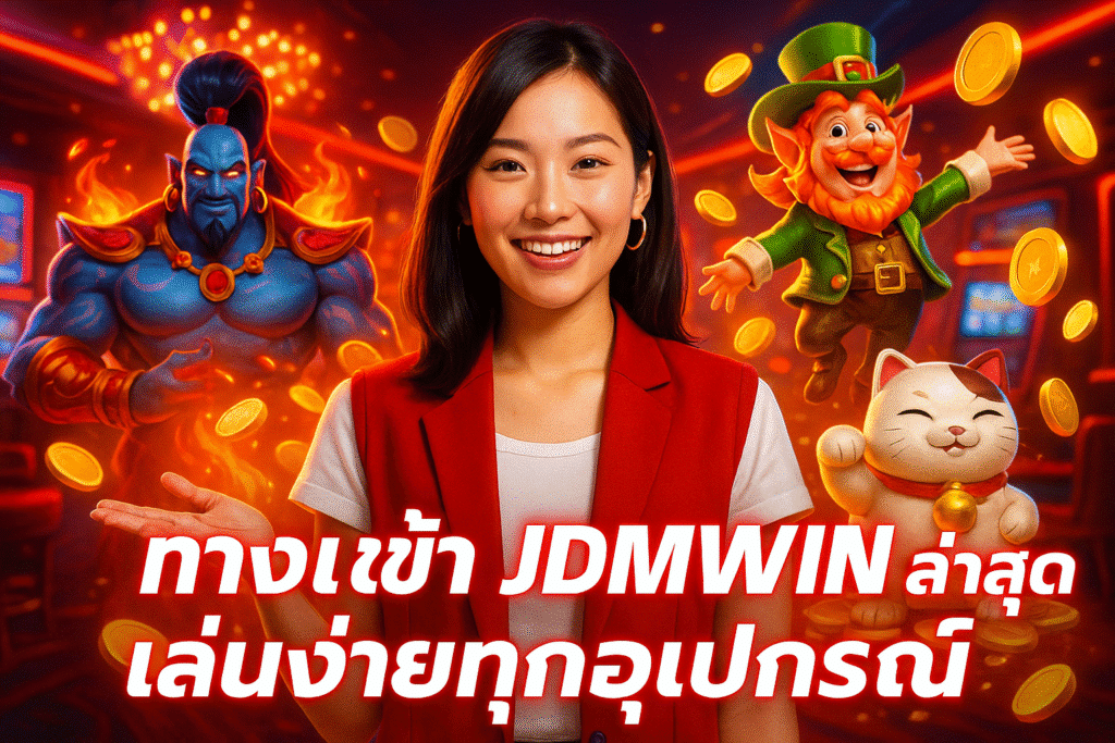 ทางเข้า JDMWIN ล่าสุด เล่นง่ายทุกอุปกรณ์