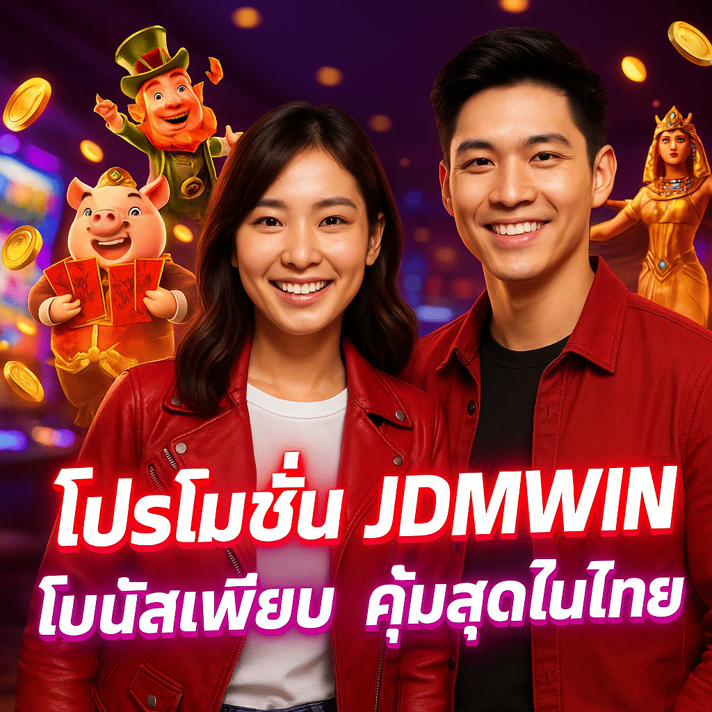 โปรโมชั่น JDMWIN โบนัสเพียบ คุ้มสุดในไทย