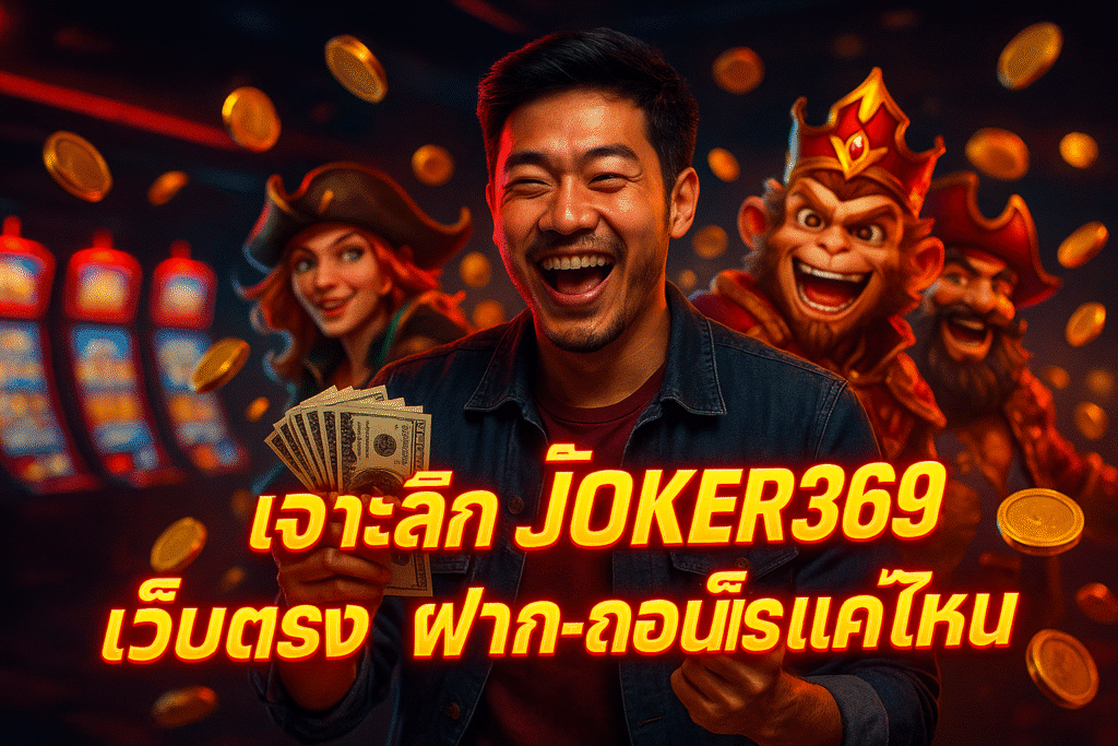 เจาะลึก JOKER369 เว็บตรง ฝาก-ถอนเร็วแค่ไหน