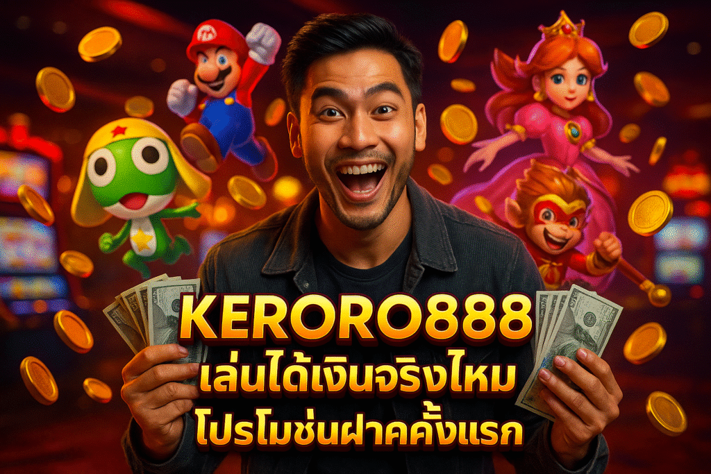 KERORO888 เล่นได้เงินจริงไหม โปรโมชั่นฝากครั้งแรก