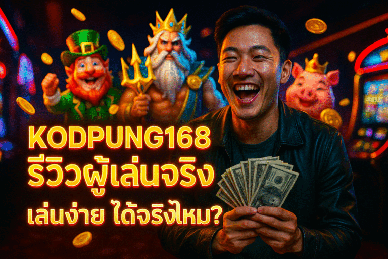 KODPUNG168 รีวิวผู้เล่นจริง เล่นง่าย ได้จริงไหม?